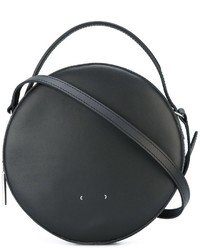 Черная кожаная сумка через плечо от Pb 0110