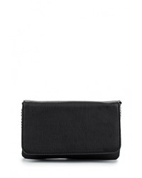 Черная кожаная сумка через плечо от Pieces