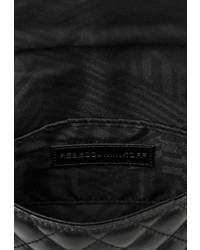 Черная кожаная сумка через плечо от Rebecca Minkoff