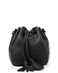 Черная кожаная сумка через плечо от Rebecca Minkoff
