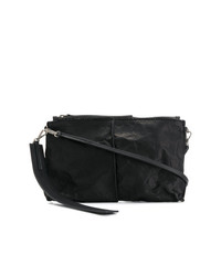 Черная кожаная сумка через плечо от Simona Tagliaferri