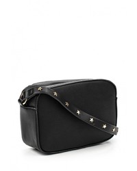 Черная кожаная сумка через плечо от SPRINGFIELD