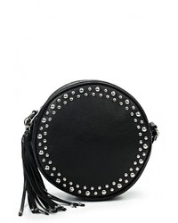 Черная кожаная сумка через плечо от SPRINGFIELD