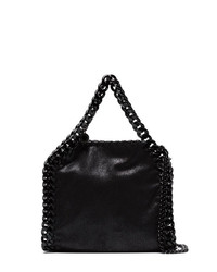 Черная кожаная сумка через плечо от Stella McCartney