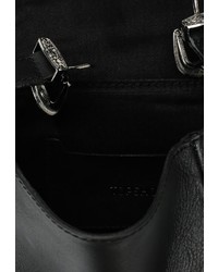 Черная кожаная сумка через плечо от Topshop