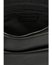 Черная кожаная сумка через плечо от Warehouse