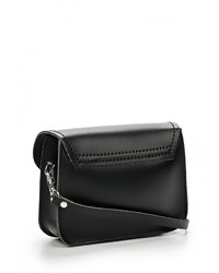 Черная кожаная сумка через плечо от Zatchels