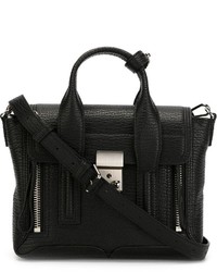 Женская черная кожаная сумка от 3.1 Phillip Lim