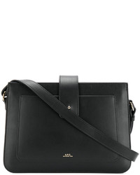 Женская черная кожаная сумка от A.P.C.