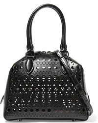 Женская черная кожаная сумка от Alaia