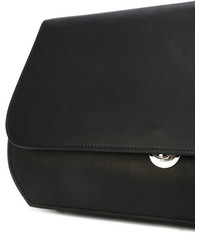 Женская черная кожаная сумка от Ann Demeulemeester