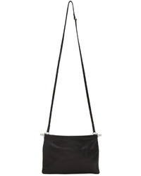Женская черная кожаная сумка от Ann Demeulemeester