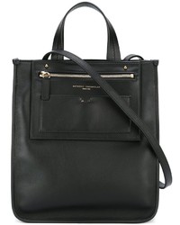Женская черная кожаная сумка от Anthony Vaccarello