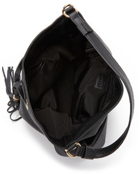 Женская черная кожаная сумка от Milly