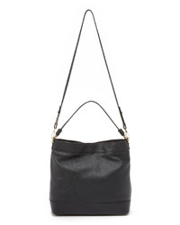 Женская черная кожаная сумка от Milly