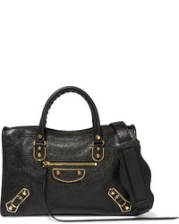 Женская черная кожаная сумка от Balenciaga