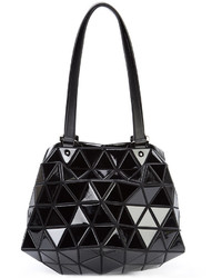 Женская черная кожаная сумка от Bao Bao Issey Miyake