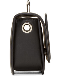 Женская черная кожаная сумка от MSGM