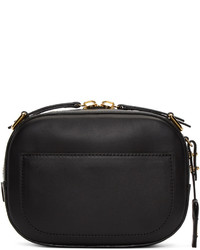 Женская черная кожаная сумка от Giuseppe Zanotti