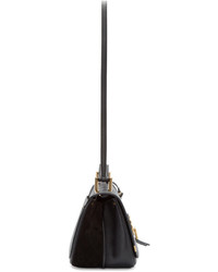 Женская черная кожаная сумка от Chloé