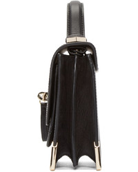 Женская черная кожаная сумка от Mackage