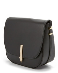 Женская черная кожаная сумка от Karen Walker