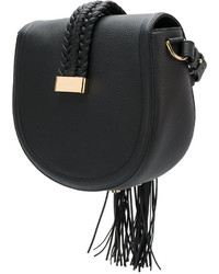 Женская черная кожаная сумка от Altuzarra