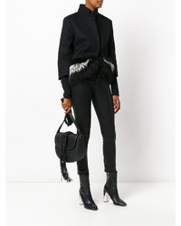 Женская черная кожаная сумка от Altuzarra