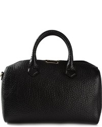 Женская черная кожаная сумка от Burberry