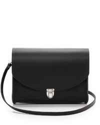 Женская черная кожаная сумка от Cambridge Satchel