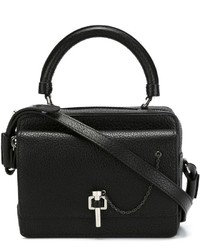 Женская черная кожаная сумка от Carven