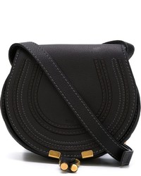 Женская черная кожаная сумка от Chloé
