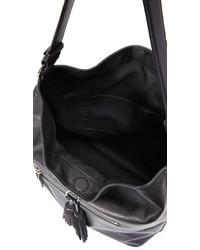 Женская черная кожаная сумка от Frye