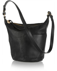 Женская черная кожаная сумка от Clare Vivier