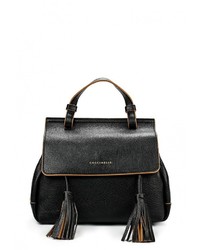 Женская черная кожаная сумка от Coccinelle