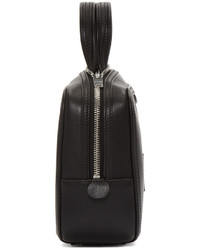 Женская черная кожаная сумка от Courreges