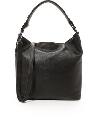 Женская черная кожаная сумка от Diane von Furstenberg