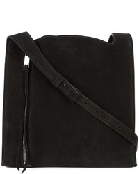 Женская черная кожаная сумка от Elena Ghisellini