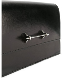 Женская черная кожаная сумка от M2Malletier