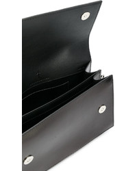 Женская черная кожаная сумка от M2Malletier