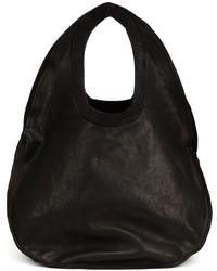Женская черная кожаная сумка от Guidi
