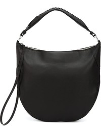 Женская черная кожаная сумка от Hayward