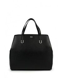 Женская черная кожаная сумка от Hugo