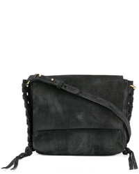 Женская черная кожаная сумка от Isabel Marant