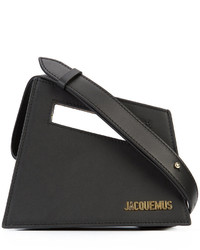 Женская черная кожаная сумка от Jacquemus