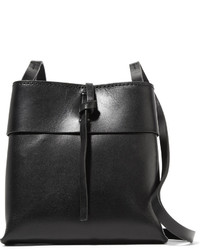 Женская черная кожаная сумка от Kara