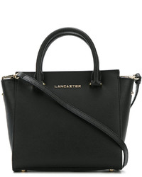 Женская черная кожаная сумка от Lancaster