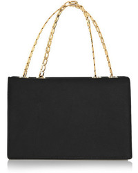 Женская черная кожаная сумка от Victoria Beckham