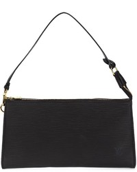 Женская черная кожаная сумка от Louis Vuitton