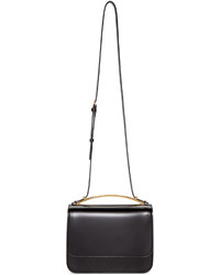 Женская черная кожаная сумка от Marni